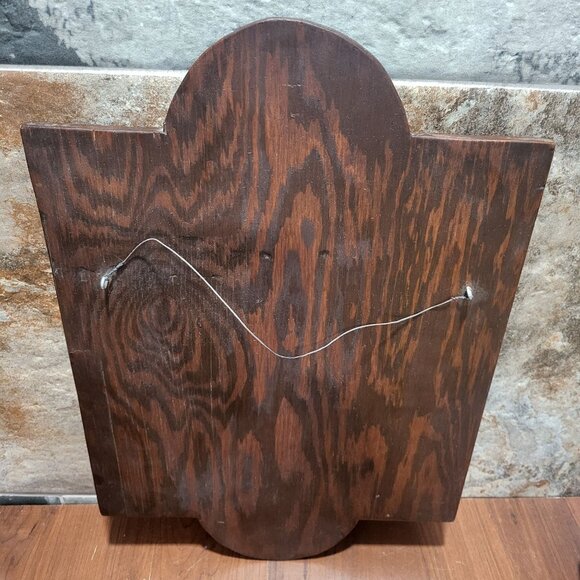 Vintage Wooden Chicken Wall Hanging Decor Its The Chicken That Makes the Feather - Picture 5 of 12